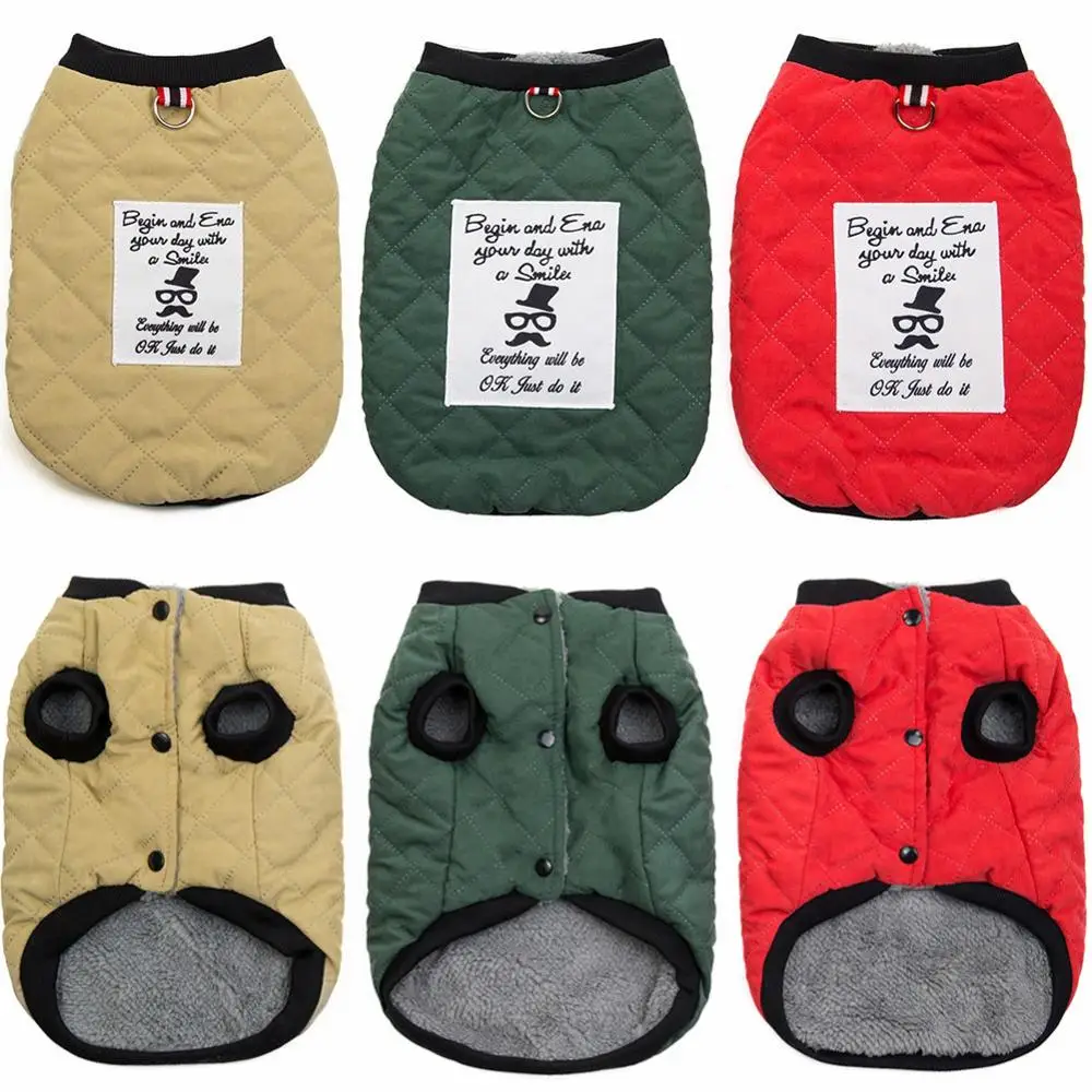 Pet Dog Vest Jacket Clothing Autumn Winter Windproof Warm Dog Clothes Coat for Small Medium Large Dogs Puppy Pitbull Chihuahua
Pet Dog Vest Jacket Clothing Autumn Winter Windproof Warm Dog Clothes Coat for Small Medium Large Dogs Puppy Pitbull Chihuahua