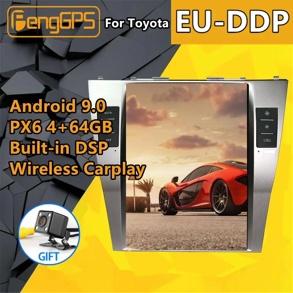 Автомобильный мультимедийный плеер для Toyota Camry 2007-2011, Android px6, в стиле tesla, стерео, аудио, радио, Авторадио, GPS навигация, головное устройство
Автомобильный мультимедийный плеер для Toyota Camry 2007-2011, Android px6, в стиле tesla, стерео, аудио, радио, Авторадио, GPS навигация, головное устройство