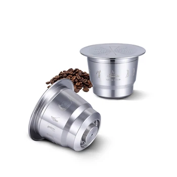 New Fillable Coffee Capsules Stainless Steel Reusable Coffee Capsule Cup Filter Compatible with Nespresso U CitiZ
New Fillable Coffee Capsules Stainless Steel Reusable Coffee Capsule Cup Filter Compatible with Nespresso U CitiZ