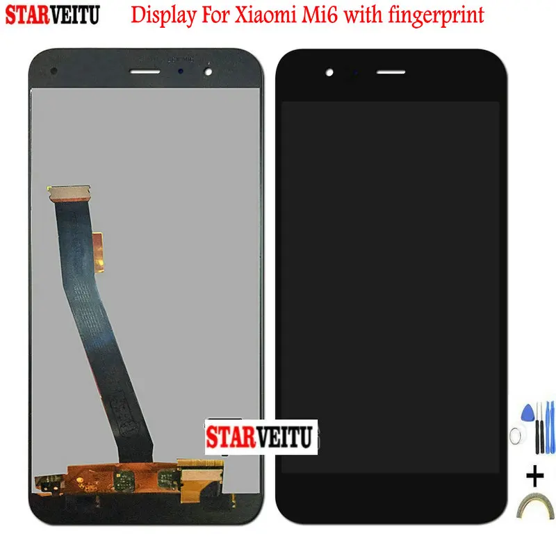 5.15"Display For Xiaomi Mi 6 LCD with fingerprint Touch Screen Digitizer Assembly 1920x1080 LCD For Xiaomi Mi6 Replacement Parts
5.15"Display For Xiaomi Mi 6 LCD with fingerprint Touch Screen Digitizer Assembly 1920x1080 LCD For Xiaomi Mi6 Replacement Parts