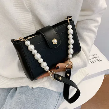 Crocodile Pattern Pearl Handbags For Women 2020 Fashion New Armpit Bags High Quality PU Leather Shoulder Bag Female Designer Bag
Crocodile Pattern Pearl Handbags For Women 2020 Fashion New Armpit Bags High Quality PU Leather Shoulder Bag Female Designer Bag