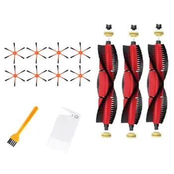 3x Detachable Main Brush+8x Orange 6-Arm Side Brush+2x Cleaning Brush for Xiaomi / Roborock S50 S51 S55 S5 S6 Robot Vacuum Clean
3x Detachable Main Brush+8x Orange 6-Arm Side Brush+2x Cleaning Brush for Xiaomi / Roborock S50 S51 S55 S5 S6 Robot Vacuum Clean