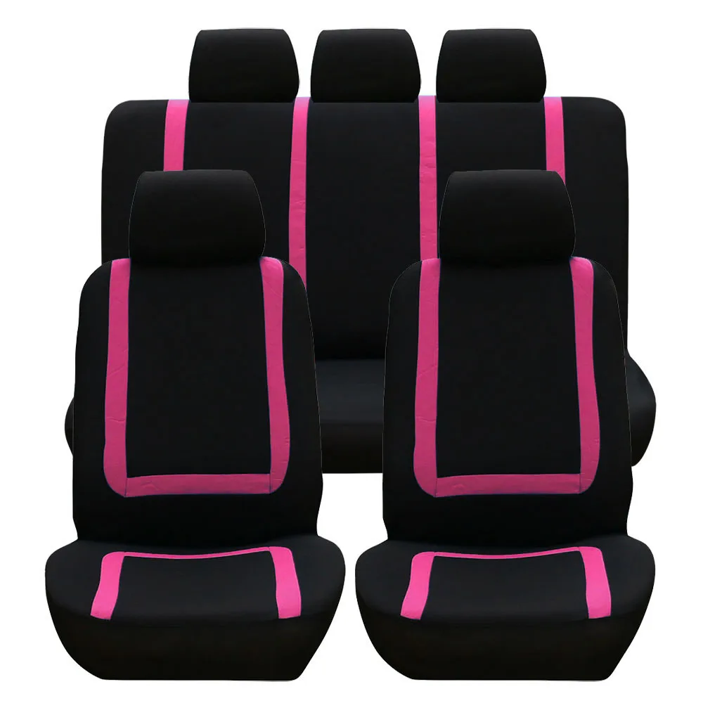 4Pcs/9Pcs Universal Car Seat Cover Set Polyester Fabric Automobile Seat Covers Vehicle Seat Protector Interior Accessories
4Pcs/9Pcs Universal Car Seat Cover Set Polyester Fabric Automobile Seat Covers Vehicle Seat Protector Interior Accessories