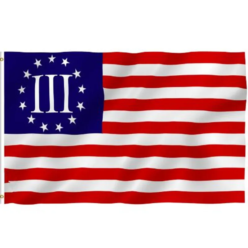 Fly Breeze 90x150cm Foot Nyberg Three Percent Flag - 3 Percenters Flags Polyester
Fly Breeze 90x150cm Foot Nyberg Three Percent Flag - 3 Percenters Flags Polyester