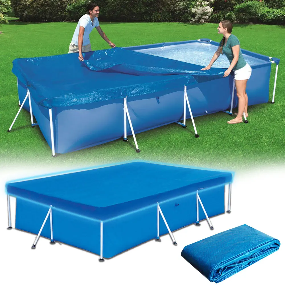 Square Swimming Pool Cover Dustproof Waterproof Floor Cloth Mat 2 Sizes for Outdoor Inflatable Pool Garden Accessories
Square Swimming Pool Cover Dustproof Waterproof Floor Cloth Mat 2 Sizes for Outdoor Inflatable Pool Garden Accessories
