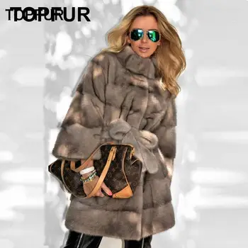 TOPFUR 2019 New Fashion Winter Female Coat Real Fur Coat For Women Natural Mink Fur Outerwear & Coats With Belt Basic Jackets
TOPFUR 2019 New Fashion Winter Female Coat Real Fur Coat For Women Natural Mink Fur Outerwear & Coats With Belt Basic Jackets