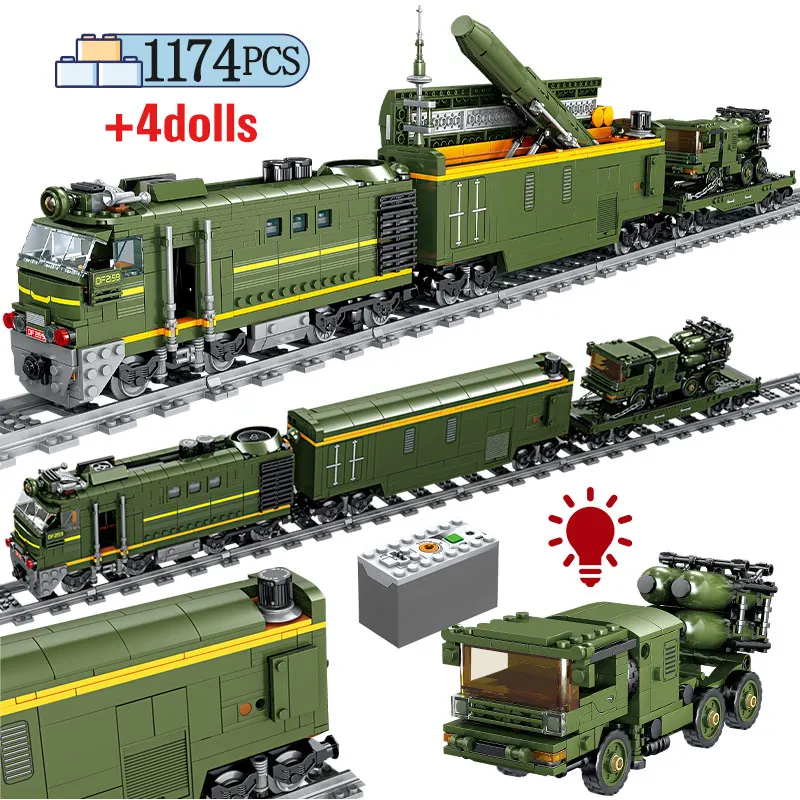 City Power-Driven Rail Train Light Sound Electric Track Car BricksTechnical Station Building Blocks Toys for Kids | Игрушки и хобби