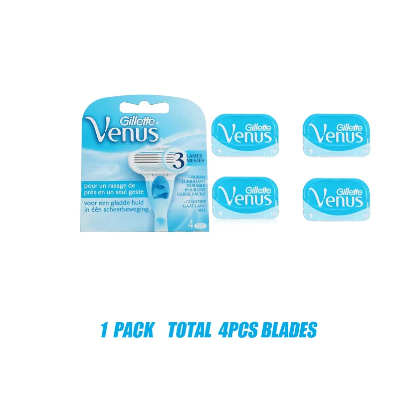 8 шт. Gillette Venus прямые лезвия для бритвы замена комфортные ультра тонкие 3 слоя