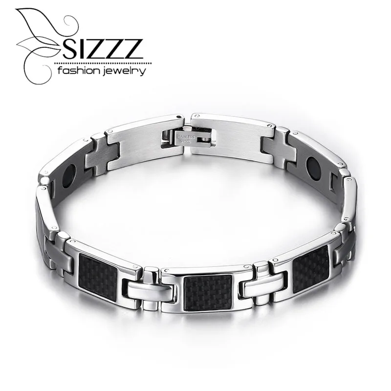 9mm Men Bracelets & Bangles Germanium Carbon Fiber Hand Chain Stainless Steel Health Care Fashion Jewelry 
9mm Men Bracelets & Bangles Germanium Carbon Fiber Hand Chain Stainless Steel Health Care Fashion Jewelry