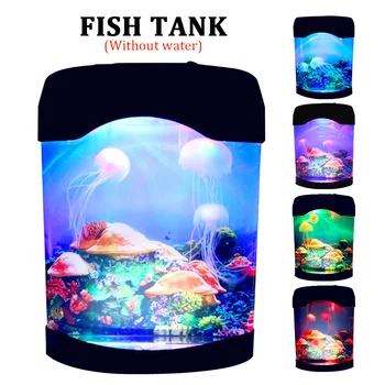 Jellyfish Lamp Mini Aquarium Night Hotel Bedroom Home Decor Mood Restaurants Artificial Fish Tank Color Changing LED Lighting
Jellyfish Lamp Mini Aquarium Night Hotel Bedroom Home Decor Mood Restaurants Artificial Fish Tank Color Changing LED Lighting