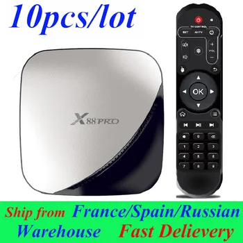 10pcs/lot X88 Pro Android TV Box Smart Box Android 9.0 TV BOX 2GB/16GB 4GB/32GB 4GB/64GB 4G/128G RK3318 set top box Media Player 
10pcs/lot X88 Pro Android TV Box Smart Box Android 9.0 TV BOX 2GB/16GB 4GB/32GB 4GB/64GB 4G/128G RK3318 set top box Media Player
