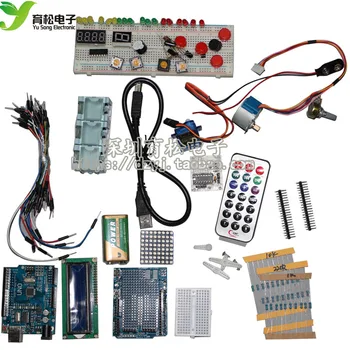 R3 Learning Kit Starter Kit LCD Screen Expansion Board Stepper Motor Learning Kit with Box
R3 Learning Kit Starter Kit LCD Screen Expansion Board Stepper Motor Learning Kit with Box