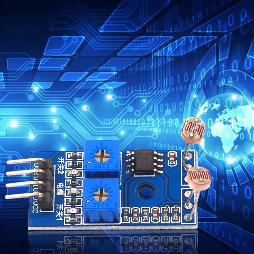 2-Way Photosensor Module Photosensitive Resistor Light Detection Photosensitive Resistor Module Compact Light
2-Way Photosensor Module Photosensitive Resistor Light Detection Photosensitive Resistor Module Compact Light