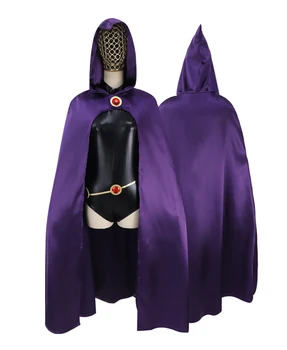 Halloween Party Cloak Comic Teen Titans Zentai Costume Hero Raven Cosplay Jumpsuit Bodysuit Demon Purple Capes Carnival Uniforms
Halloween Party Cloak Comic Teen Titans Zentai Costume Hero Raven Cosplay Jumpsuit Bodysuit Demon Purple Capes Carnival Uniforms