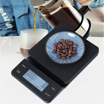 Coffee Electronic Scale with Bluetooth USB Charge Drip Coffee Scale with Timer Multi-functional Smart Kitchen Scale 3KG/0.1g
Coffee Electronic Scale with Bluetooth USB Charge Drip Coffee Scale with Timer Multi-functional Smart Kitchen Scale 3KG/0.1g