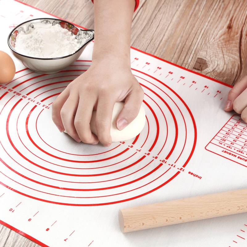 1PC Silicone Baking Mat Pizza Dough Maker Pastry Kitchen Gadgets Cooking Tools Utensils Bakeware Kneading Accessories Lot
1PC Silicone Baking Mat Pizza Dough Maker Pastry Kitchen Gadgets Cooking Tools Utensils Bakeware Kneading Accessories Lot