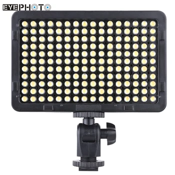 PT-176S 176 LEDs 5600K Portable LED Video Light Panel Lamp Photographic Lighting for Cannon Nikon Pentax Olympus DSLR Camera 
PT-176S 176 LEDs 5600K Portable LED Video Light Panel Lamp Photographic Lighting for Cannon Nikon Pentax Olympus DSLR Camera