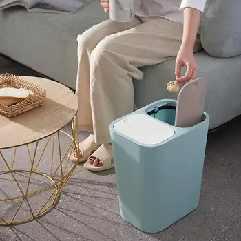Push-type Trash CanWaste Sorting Trash Can Dual Compartment Wet And Dry Separation Garbage Bin For Home Living Room Kitchen Offi
Push-type Trash CanWaste Sorting Trash Can Dual Compartment Wet And Dry Separation Garbage Bin For Home Living Room Kitchen Offi