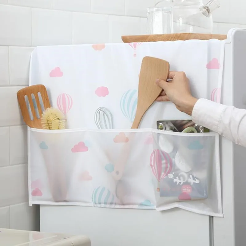 Waterproof PEVA Refrigerator Dust Cover Multi-function Fridge Dust Cover with Storage Bag Organizer Kitchen Fridge Accessories
Waterproof PEVA Refrigerator Dust Cover Multi-function Fridge Dust Cover with Storage Bag Organizer Kitchen Fridge Accessories