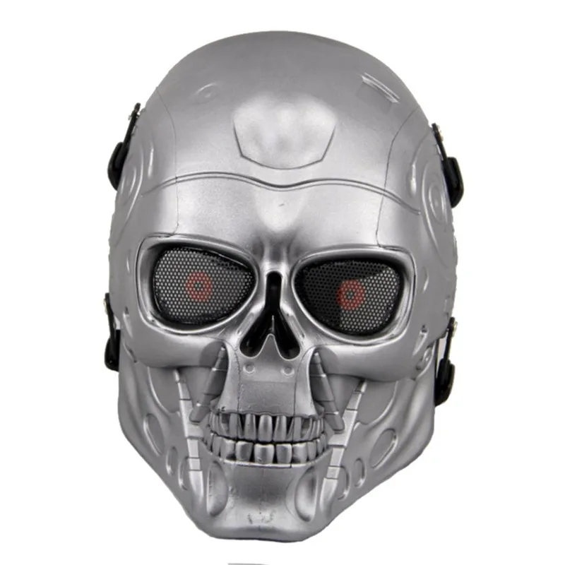 Terminator Airsoft Tactical Full Face Metal Mesh Protective Mask Military Outdoor Wargame Paintball Combat Cosplay Skull Mask
Terminator Airsoft Tactical Full Face Metal Mesh Protective Mask Military Outdoor Wargame Paintball Combat Cosplay Skull Mask
