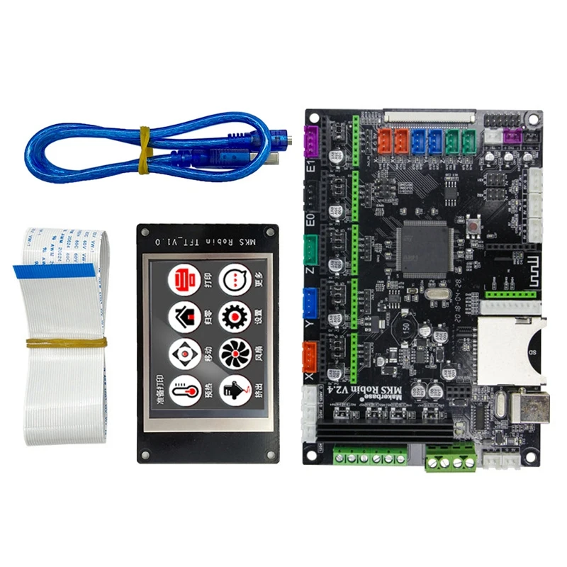 Makerbase MKS Robin STM32 Integrated Circuit Mainboard Open Source Hardware Support Marlin 2.0 Robyn Controller Mother Board wit
Makerbase MKS Robin STM32 Integrated Circuit Mainboard Open Source Hardware Support Marlin 2.0 Robyn Controller Mother Board wit