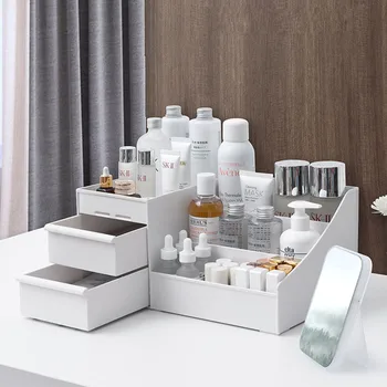 Makeup Drawers Organizer Box Jewelry Lipstick Storage Boxes Organizzatore Cassetti Container Make Up Case Cosmetic Containers