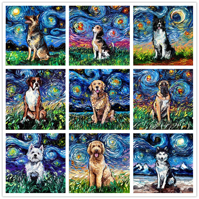 Full Round Diamond 5D DIY Diamond Painting Dog and Wolf 3D Embroidery Cross Stitch Set Diamond Mosaic Decoration Gift
Full Round Diamond 5D DIY Diamond Painting Dog and Wolf 3D Embroidery Cross Stitch Set Diamond Mosaic Decoration Gift