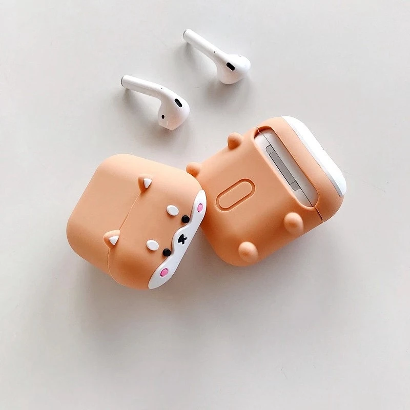 Cute Cartoon Dog Corgi Silicone Protect Cover for Airpods 1/2 Protector Charging Case for Apple Bluetooth Earphone Protect Case
Cute Cartoon Dog Corgi Silicone Protect Cover for Airpods 1/2 Protector Charging Case for Apple Bluetooth Earphone Protect Case
