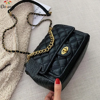 DORANMI Classic Diamond Lattice Handbag Women's Shoulder Bags 2019 Chain Strap Messenger Female Leather Totes Bag Bolso CBB391
DORANMI Classic Diamond Lattice Handbag Women's Shoulder Bags 2019 Chain Strap Messenger Female Leather Totes Bag Bolso CBB391