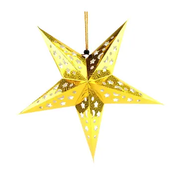 30cm Three-dimensional Laser Pentacle Star Lampshade Xmas Tree Five-pointed Star Ceiling Hangings Lamp Ornaments
30cm Three-dimensional Laser Pentacle Star Lampshade Xmas Tree Five-pointed Star Ceiling Hangings Lamp Ornaments