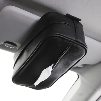 Napkin Tissue Box Holder Storage Case Space saving Black Sun Visor Artificial Leather Tool
Napkin Tissue Box Holder Storage Case Space saving Black Sun Visor Artificial Leather Tool