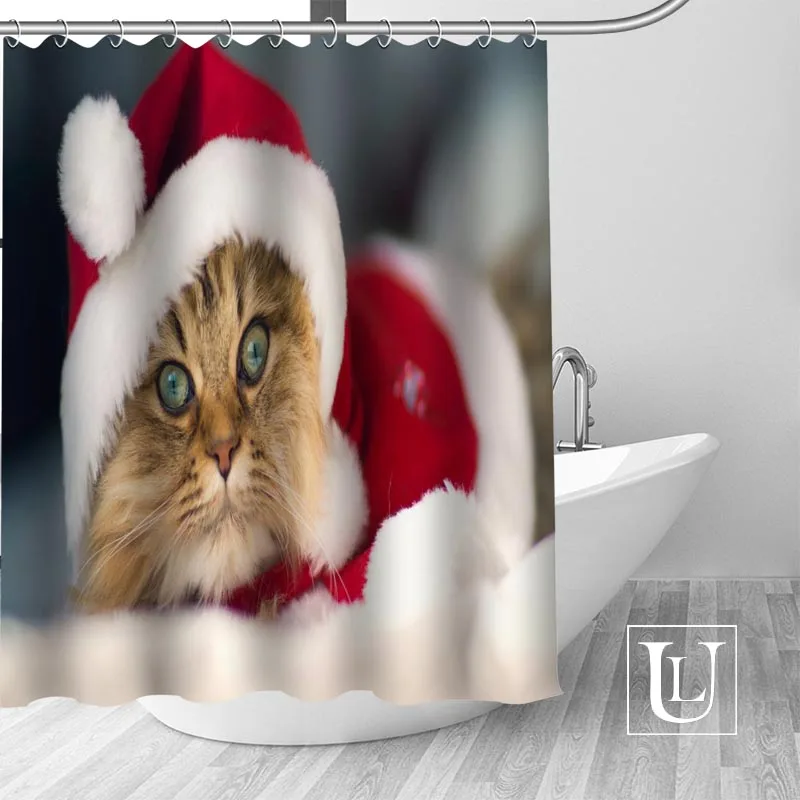 Custom cats christmas Curtain Fabric Modern Shower Curtain bathroom beautiful Curtains Bath decor Polyester Cloth Waterproof
Custom cats christmas Curtain Fabric Modern Shower Curtain bathroom beautiful Curtains Bath decor Polyester Cloth Waterproof