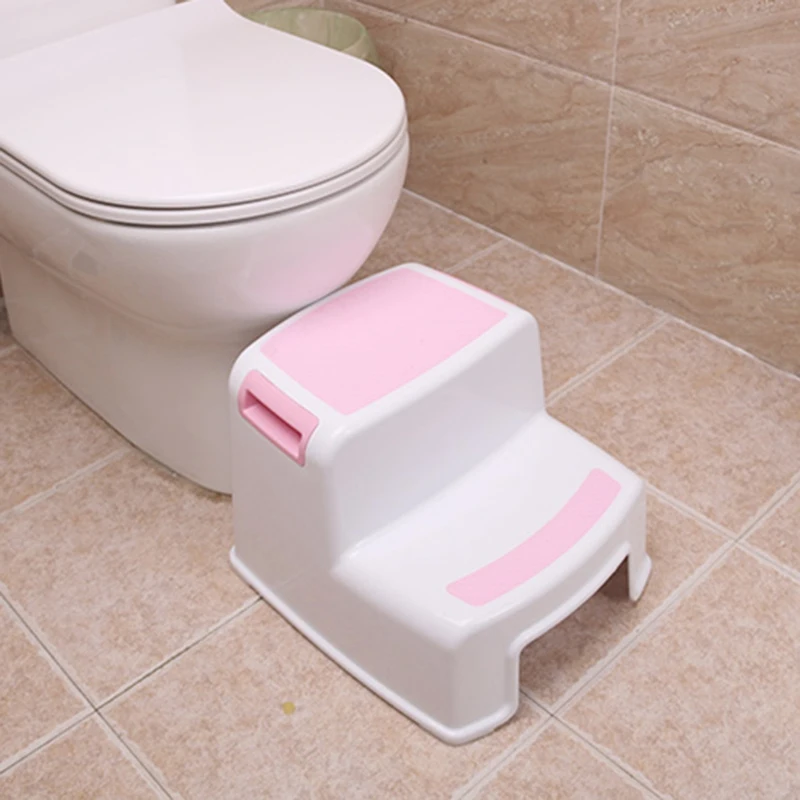 2 Step Stool for Kids - Childrens,Toddler Stool with Slip Resistant Soft Grip for Safety As Bathroom Toilet Potty Training Stool
2 Step Stool for Kids - Childrens,Toddler Stool with Slip Resistant Soft Grip for Safety As Bathroom Toilet Potty Training Stool