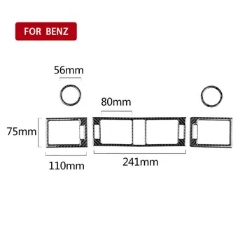 5Pcs set Air Vent Outlet Trim Carbon Fiber For Mercedes-Benz C Class W204 2007-2010 Easy installation
5Pcs set Air Vent Outlet Trim Carbon Fiber For Mercedes-Benz C Class W204 2007-2010 Easy installation