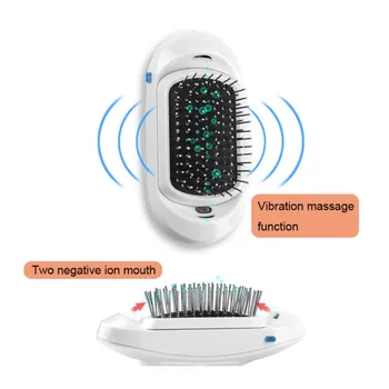 Hair Tools Hair Brush Portable Electric Ionic Hairbrush Vibrating Scalp Massage Comb Double Negative Ions Release Antic-Stati 
Hair Tools Hair Brush Portable Electric Ionic Hairbrush Vibrating Scalp Massage Comb Double Negative Ions Release Antic-Stati