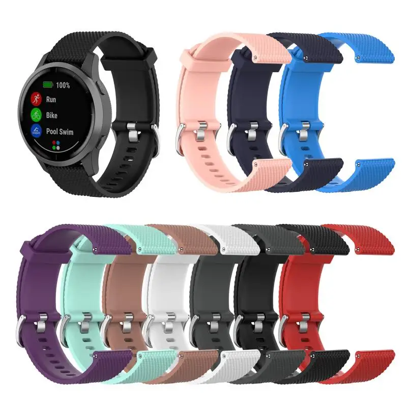 Ремешок для наручных часов Garmin vivoactive 4 силиконовый ремешок сменный умный кода |