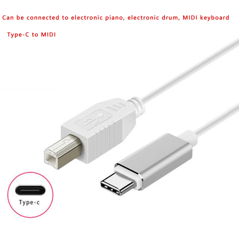 OTG musical instrument connects electric piano electronic drum Type-C/ Apple-port to MIDI cable
OTG musical instrument connects electric piano electronic drum Type-C/ Apple-port to MIDI cable