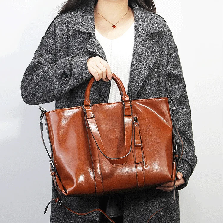 2019 Genuine Leather Cowhide Woman Package Oil Wax Concise Commute Hand Bill Lading Shoulder Span Bag
2019 Genuine Leather Cowhide Woman Package Oil Wax Concise Commute Hand Bill Lading Shoulder Span Bag