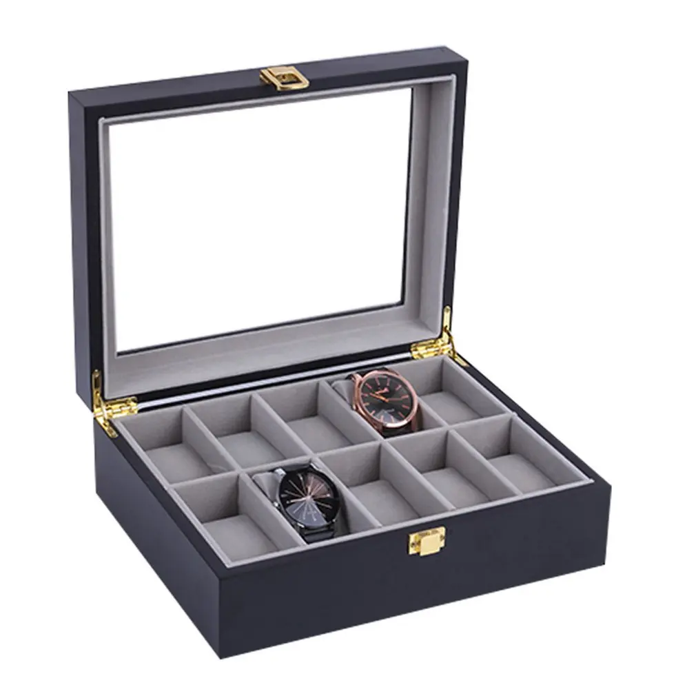 10 Grids Watch Box Storage Showing Watches Display Storage Box Case Tray Zippere Travel Jewelry Watch Collector Case
10 Grids Watch Box Storage Showing Watches Display Storage Box Case Tray Zippere Travel Jewelry Watch Collector Case