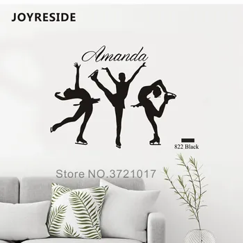 JOYRESIDE Figure Skating Girl Wall Personalized Customized Name Decal Vinyl Sticker Ice Skating Sport Decor Room Decoration A074
JOYRESIDE Figure Skating Girl Wall Personalized Customized Name Decal Vinyl Sticker Ice Skating Sport Decor Room Decoration A074