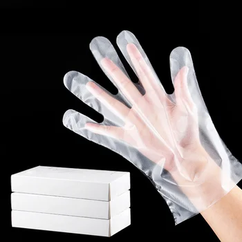 2 Box/200PCS Disposable Gloves Thickened Transparent Food Catering Bakery Gloves Cleaning Gloves 
2 Box/200PCS Disposable Gloves Thickened Transparent Food Catering Bakery Gloves Cleaning Gloves