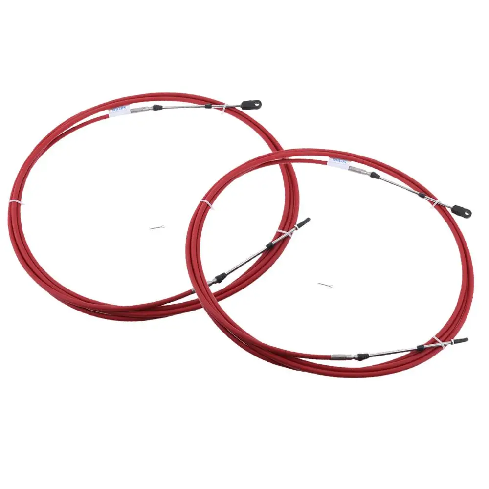 2Pcs Universal 8Ft Throttle Shift Control Cable for Yamaha Outboard Boat Motor 10-32UNF Threaded Connectors Red Dropshipping
2Pcs Universal 8Ft Throttle Shift Control Cable for Yamaha Outboard Boat Motor 10-32UNF Threaded Connectors Red Dropshipping