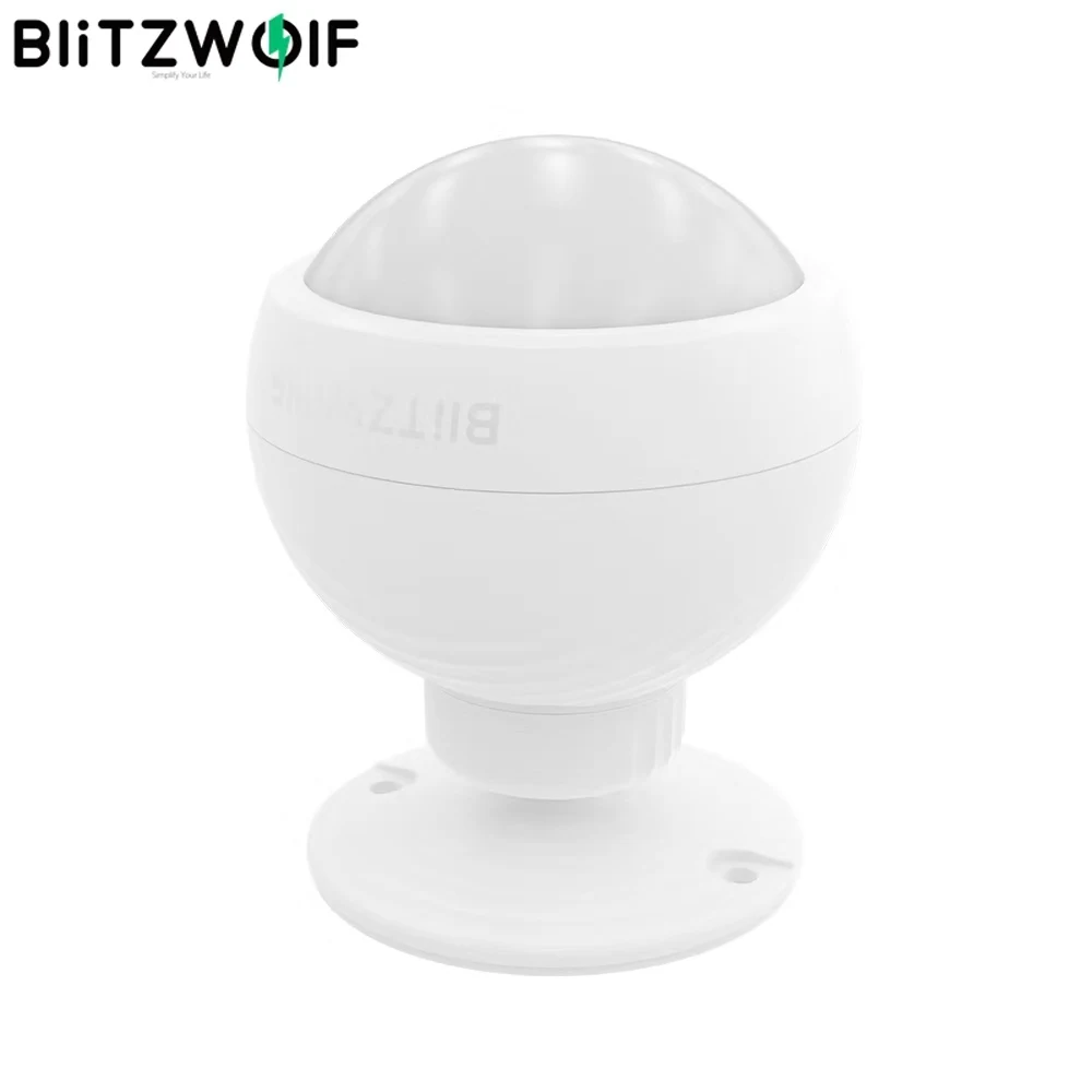 Умный PIR-детектор BlitzWolf беспроводной инфракрасный детектор Zigbee с управлением 110 °
