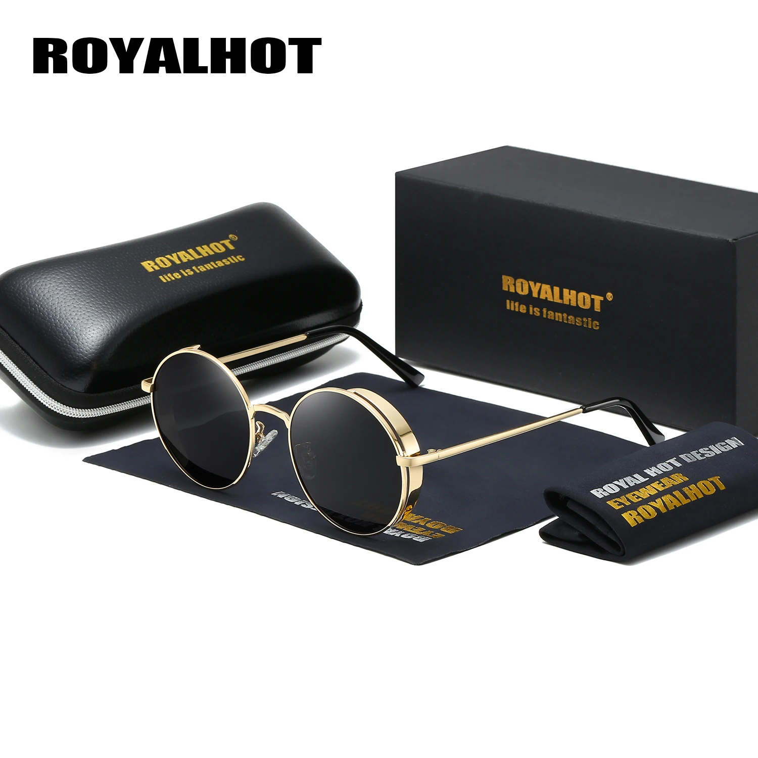 RoyalHot Men Women Polarized Alloy Round Frame Sunglasses Driving Sun Glasses Shades Oculos masculino Male 900118
RoyalHot Men Women Polarized Alloy Round Frame Sunglasses Driving Sun Glasses Shades Oculos masculino Male 900118