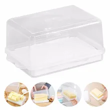 1pcs Transparent Plastic Butter Storage Box Food Container With Lid Cheese Server Cake Keeper Tray Kitchen Accessories
1pcs Transparent Plastic Butter Storage Box Food Container With Lid Cheese Server Cake Keeper Tray Kitchen Accessories