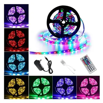 5050 LED Strip RGB Light DC 12V Flexible Remote Control Blue Yellow Green Lighting For Christmas Party Home Decor Lights Tape
5050 LED Strip RGB Light DC 12V Flexible Remote Control Blue Yellow Green Lighting For Christmas Party Home Decor Lights Tape