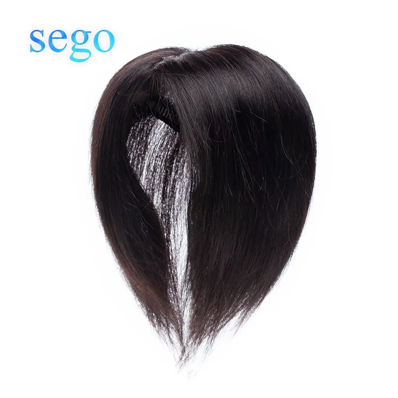 SEGO 15x15cm Human Hair Clip in Hair Toppers For Women Non-Remy Mono Silk Base Density 140% Top Hairpiece 45g/pc
SEGO 15x15cm Human Hair Clip in Hair Toppers For Women Non-Remy Mono Silk Base Density 140% Top Hairpiece 45g/pc