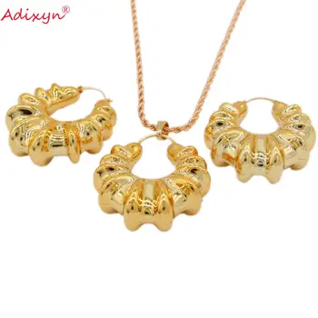 Adixyn Rose Gold Color Earrings/Pendant/Necklace Jewelry Sets Ethiopian/India/Nigerian For Women/Girls N031914
Adixyn Rose Gold Color Earrings/Pendant/Necklace Jewelry Sets Ethiopian/India/Nigerian For Women/Girls N031914