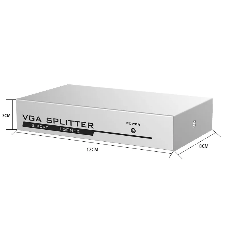 Разветвитель VGA с 2 портами 165 (МГц) HD x квм-переключатель усилитель монитора