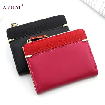 Women Short Wallet Fashion PU Leather Purse Zipper Mini Card Clutch Bags Female Solid Color Casual Card Holder
Women Short Wallet Fashion PU Leather Purse Zipper Mini Card Clutch Bags Female Solid Color Casual Card Holder